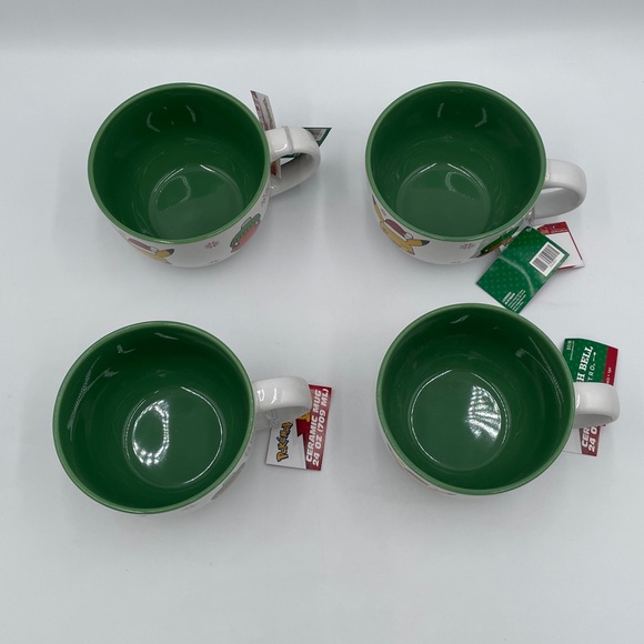 RESERVED FOR REIDAQ Pokémon Pikachu Starter 24 oz Ceramic Soup‎ Cereal Drink Mug - Picture 2 of 12